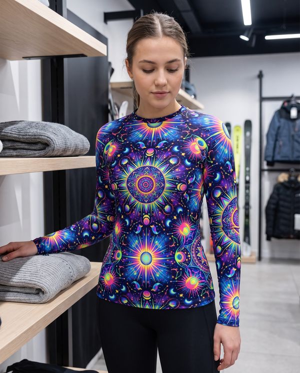 Kids Mandalas high-rise leggings