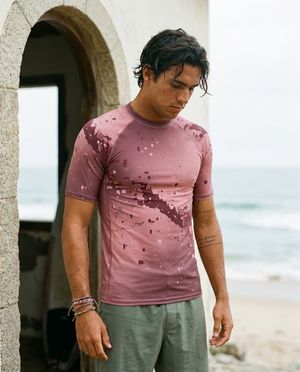 Men's Amaranth Flare men's rashguards
