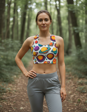 Saturn Collection longline sports bras