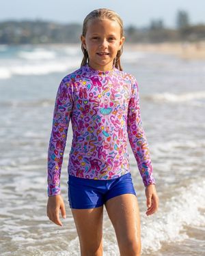 Girls Ballet girls rashguards