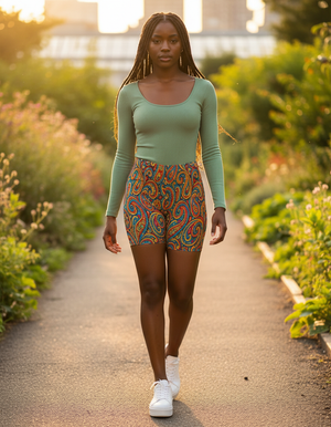 Kaleidoscope women's short shorts