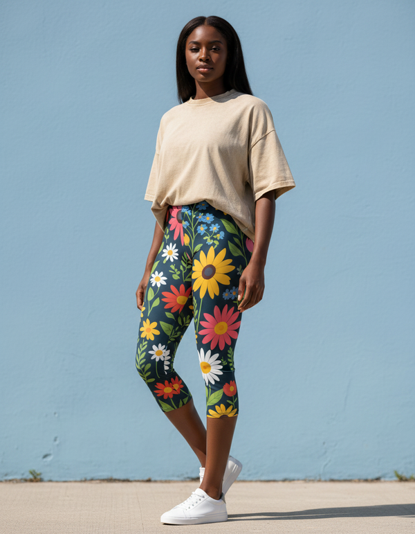 Wildflower Collection capri leggings