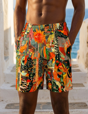 Amber Haze Astral men's swim trunks