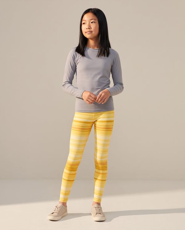 Striped Collection girls youth leggings