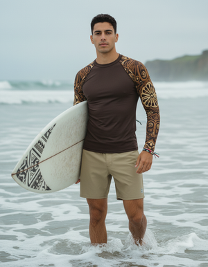 Aroha Rash Guard Men's Rashguard — Dripper