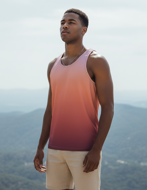 Men's Dusty Rose Celestia tank tops