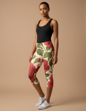 Petal Capri Leggings Capri Leggings — Dripper