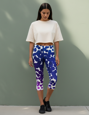 Sprocket Leggings Capri Leggings — Dripper