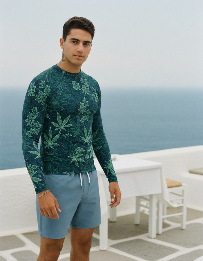 Rashguard — Men's Transformative Teal Kumo
