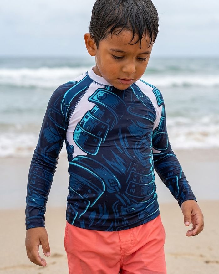 Rashguard — Boys Samurai (White)