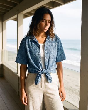 Halona women's hawaiian shirts