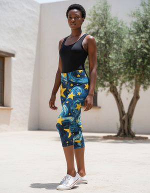 Nocturne Leggings Capri Leggings — Dripper