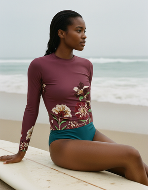 Women's Amaranth Aether women's rashguards