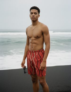 Lava Falls Kizuna Men's Swim Trunks Men's Swim Trunks — Dripper