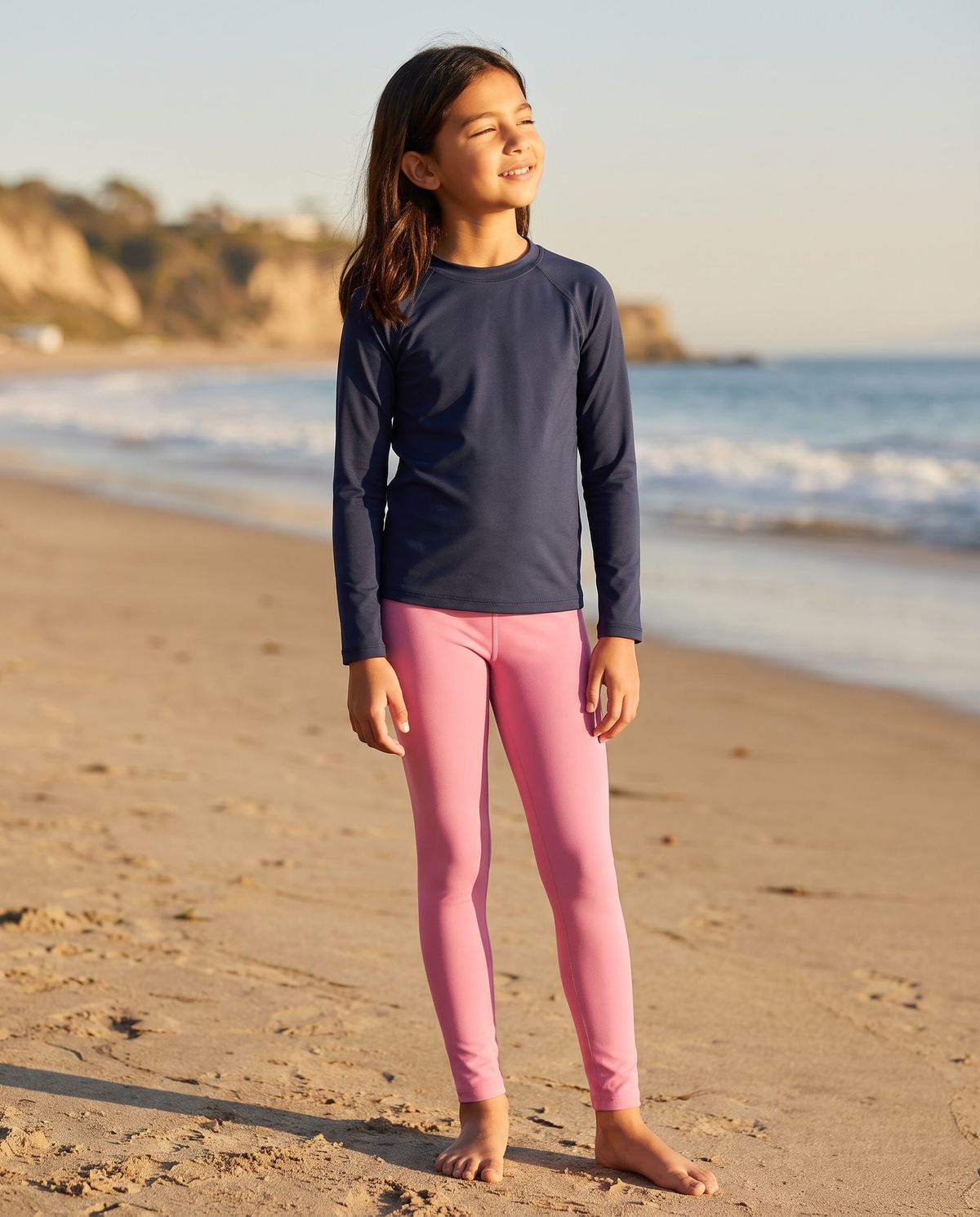Candy Pink Girls Leggings Girls Leggings — Lolekai