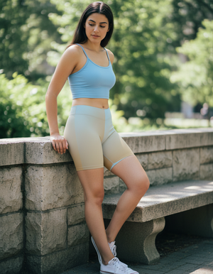 Amber Haze Nebula Short Shorts Short Shorts — Dripper
