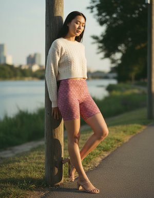Dusty Rose Abyss Short Shorts Short Shorts — Dripper
