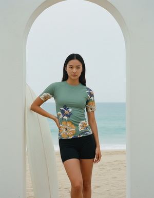 Runway Emerald Elysian Rash Guard Men's Rashguard — Lolekai
