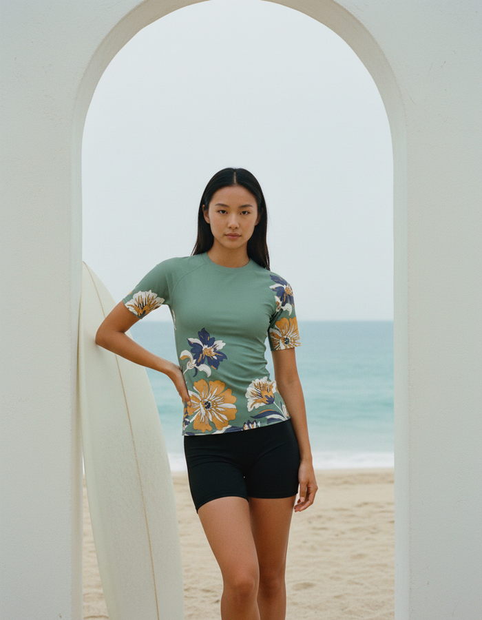 Rashguard — Women's Runway Emerald Elysian