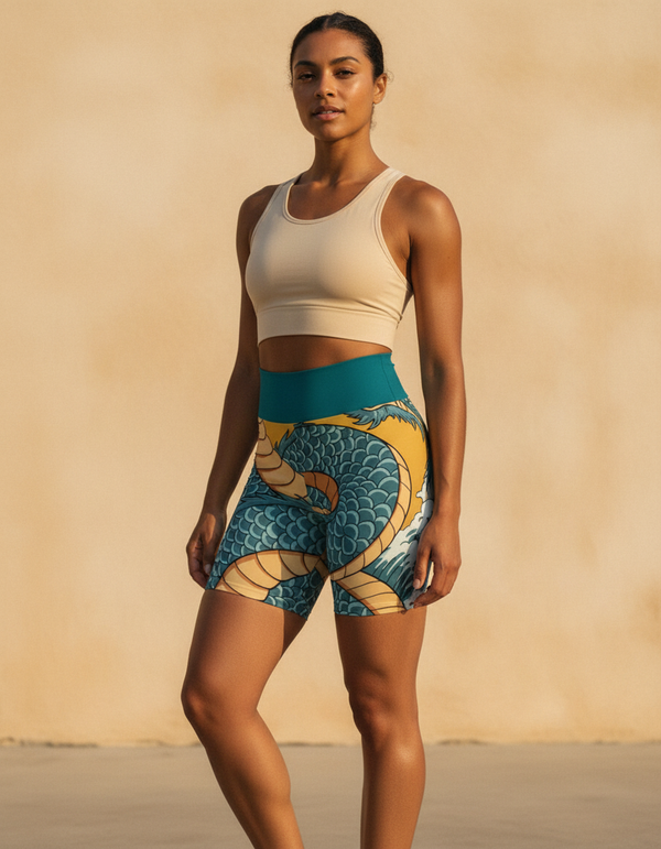 The Uncoiled yoga shorts