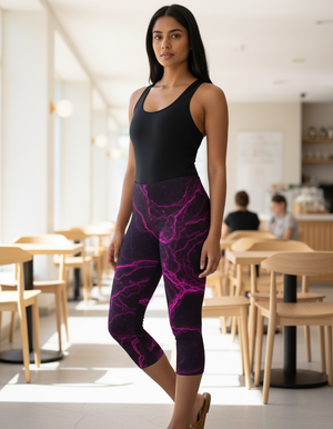 Nebula Capri Leggings Capri Leggings — Dripper