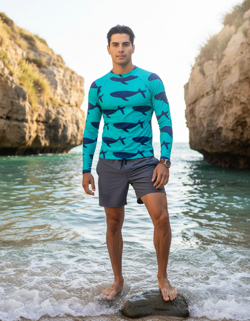 Current Rash Guard Men's Rashguard — Dripper