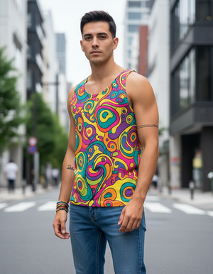 Groovy Collection Tank Tops tank tops