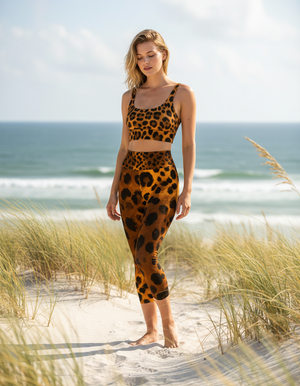Spots Capri Yoga Leggings Capri Yoga Leggings — Dripper