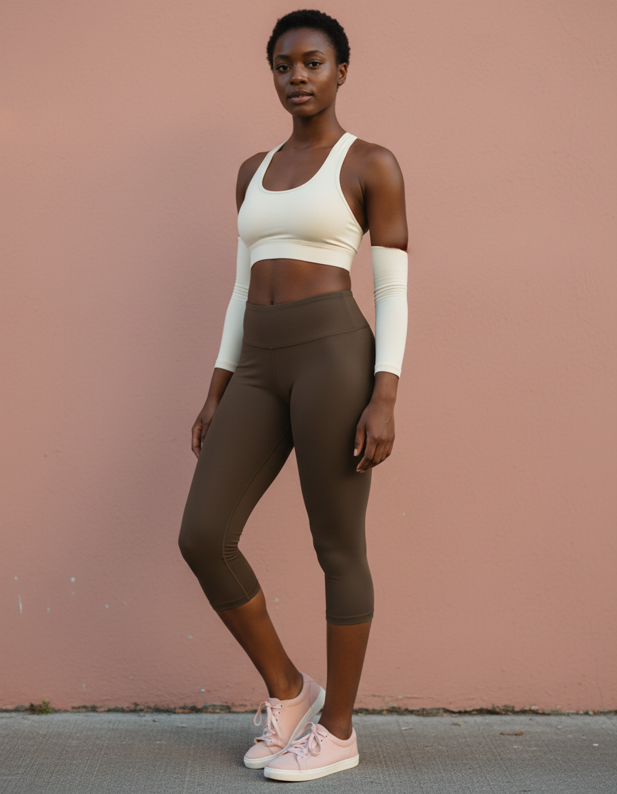 Capri Leggings in Coffee Bean