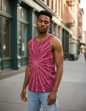 Hot Pink Kumo Tank Top Men's Tank Top — Dripper