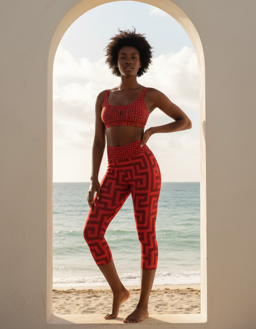 Akari capri yoga leggings