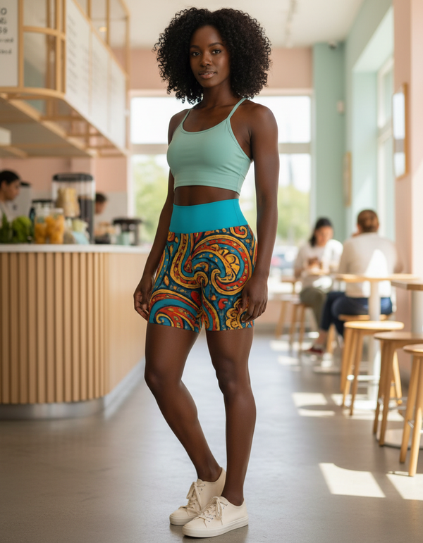Chromatic Collection yoga shorts