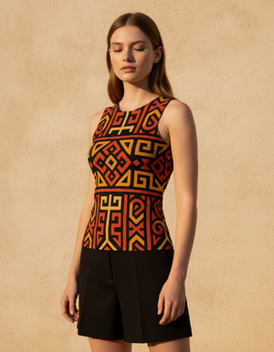 Kembang Tank Top Women's Tank Top — Dripper