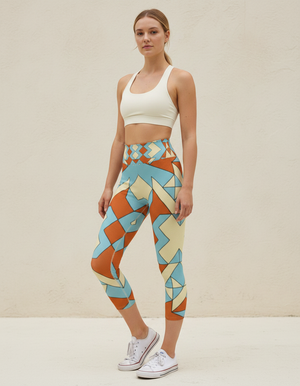 Prism Capri Yoga Leggings Capri Yoga Leggings — Dripper