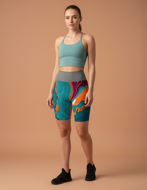 Spectrum Yoga Shorts Yoga Shorts — Dripper