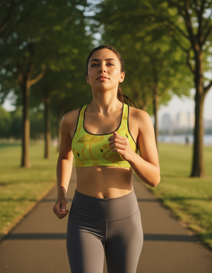 Lime Elysium sports bras