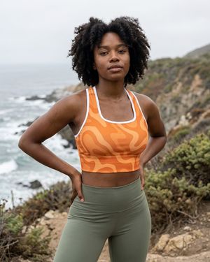 Muskmelon Lustre swim & gym bras