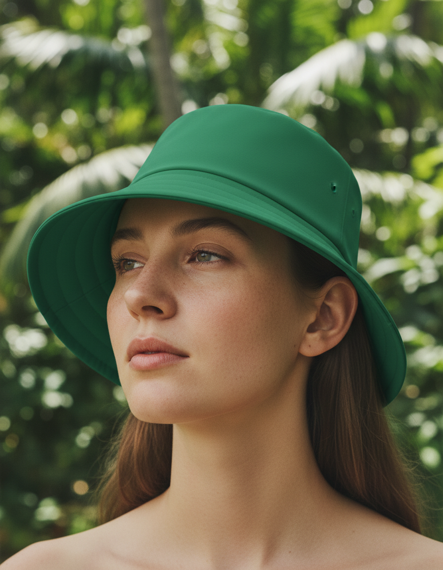 Bucket hat in Runway Emerald