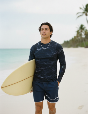 Rhodonite Eclipse Rash Guard Men's Rashguard — Lolekai