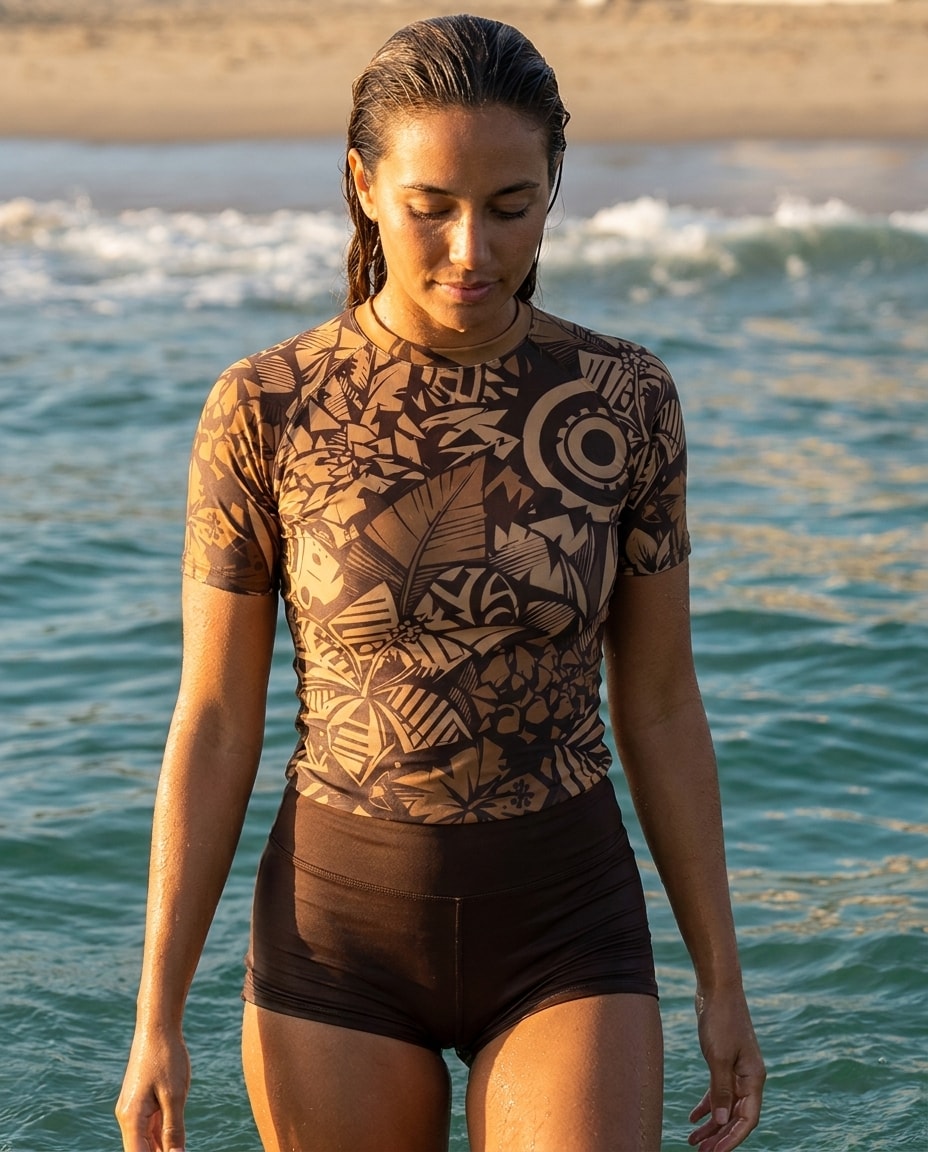 Short Sleeve in Amber Haze Lani Poni