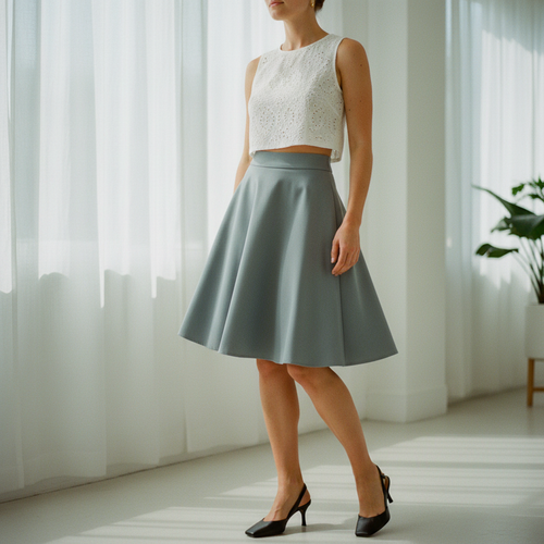Pewter Beach Skirt