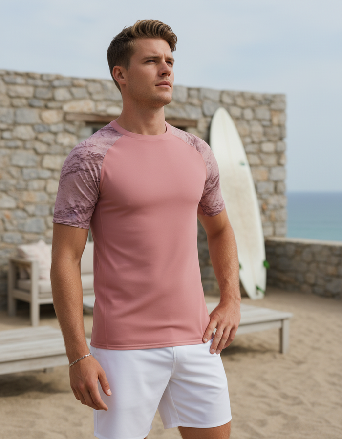 Rashguard — Men's Tea Rose Eclipse