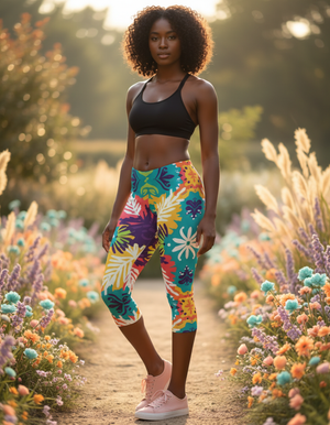 Ankara Collection Capri Leggings capri leggings