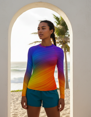 Spectrum Rash Guard Women's Rashguard — Dripper