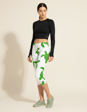 Reef Leggings Capri Leggings — Dripper