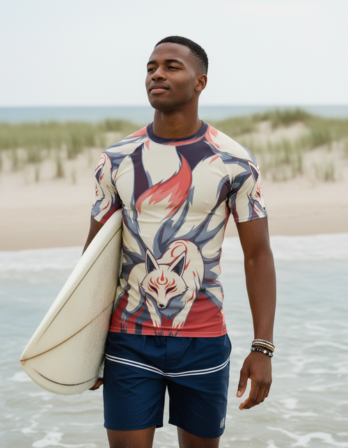Kitsu Rash Guard Men's Rashguard — Lolekai