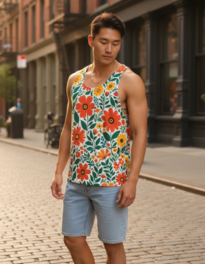 Petal Tank Top Men's Tank Top — Dripper