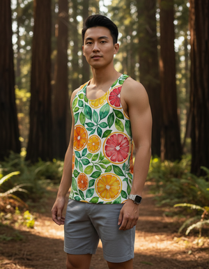 Men's Aqua tank tops