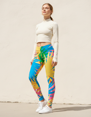 Lagoon Leggings Women's Leggings — Dripper