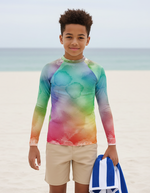 Mosaic Youth Rash Guard Youth Rash Guard — Dripper